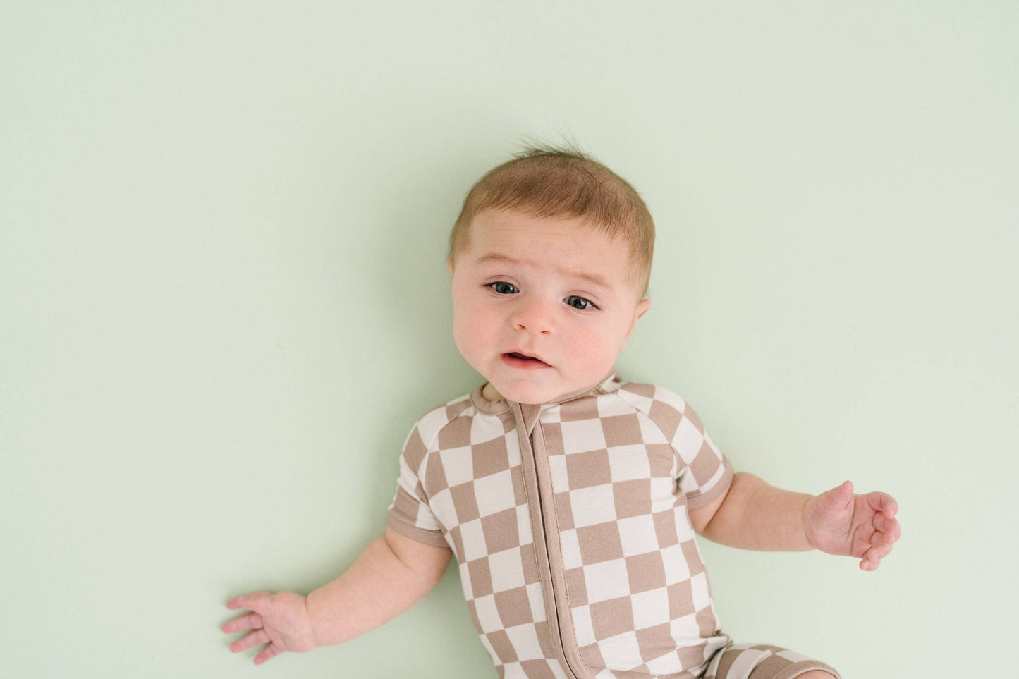 Bamboo Short Romper | Beige