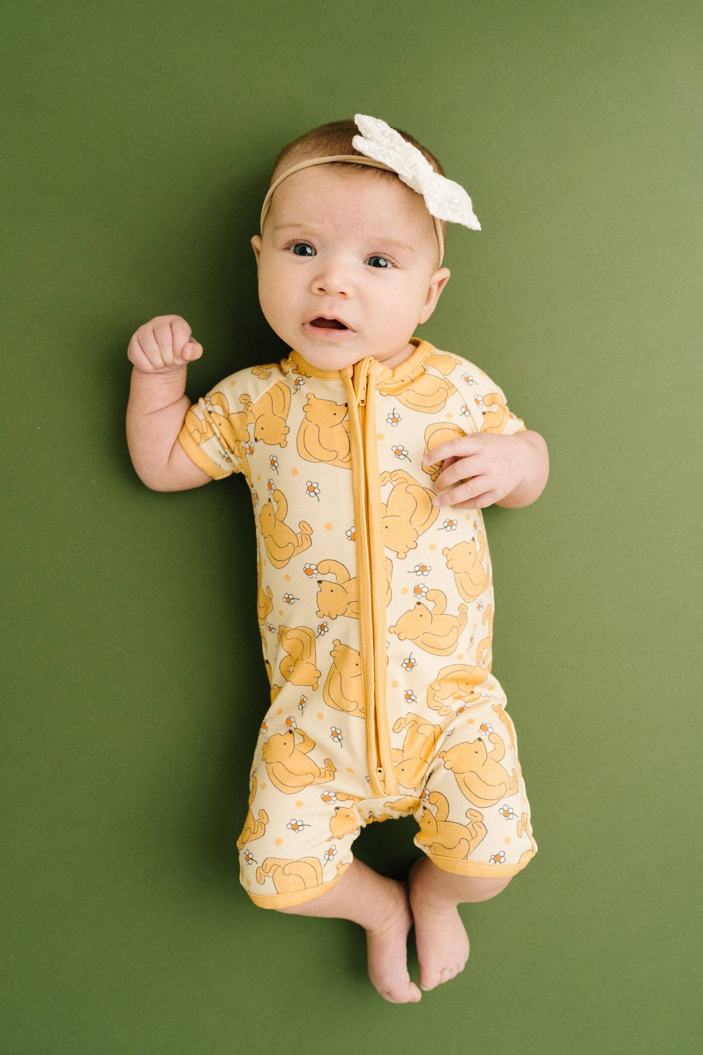 Bamboo Short Romper | Hunny Bear