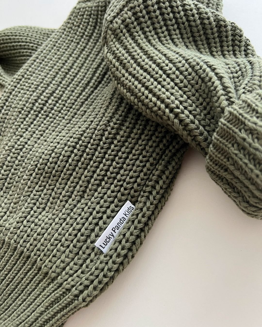 Chunky Knit Sweater | Green